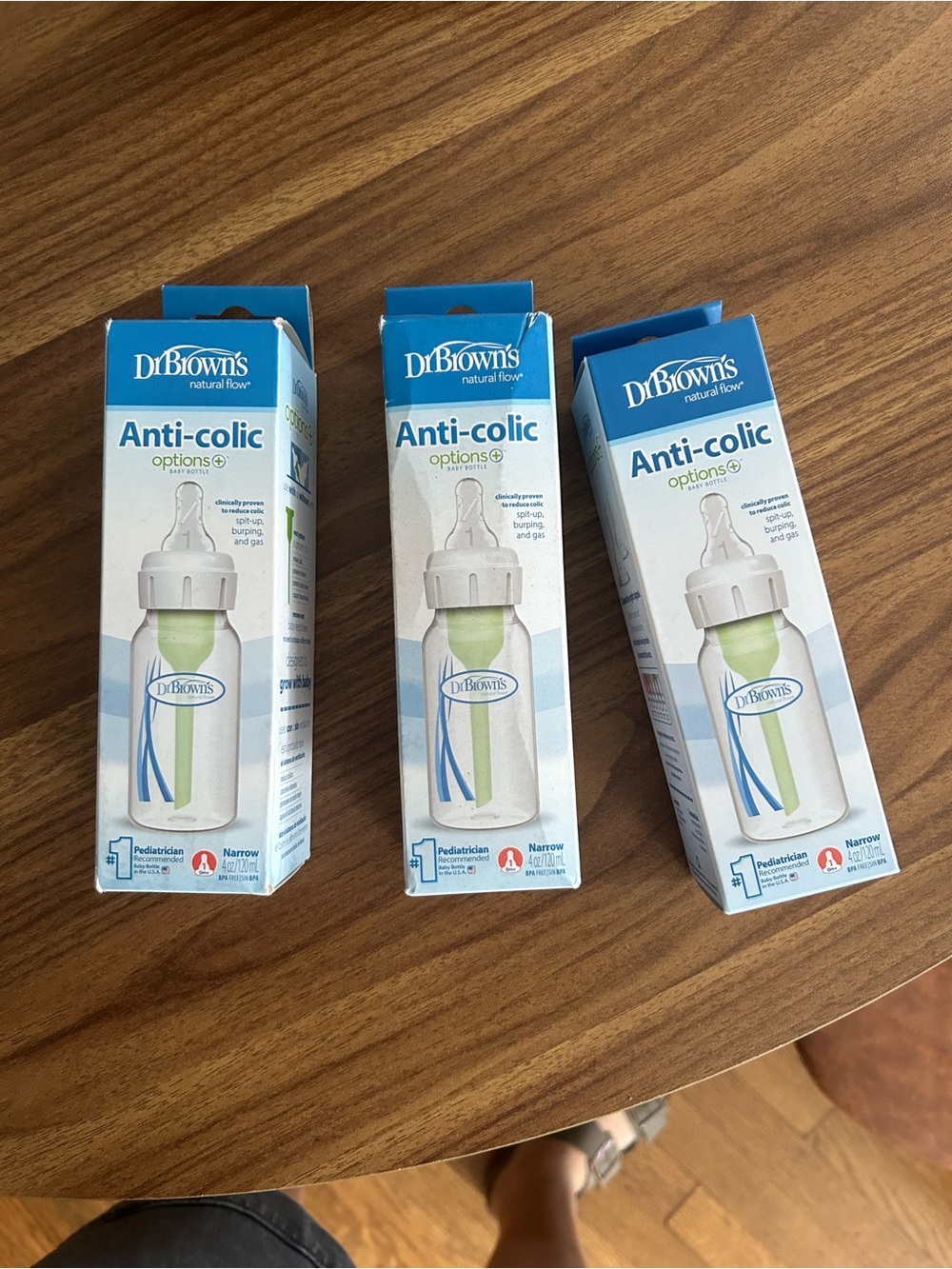 Dr. Brown's Anti-Colic Baby Bottle - Green